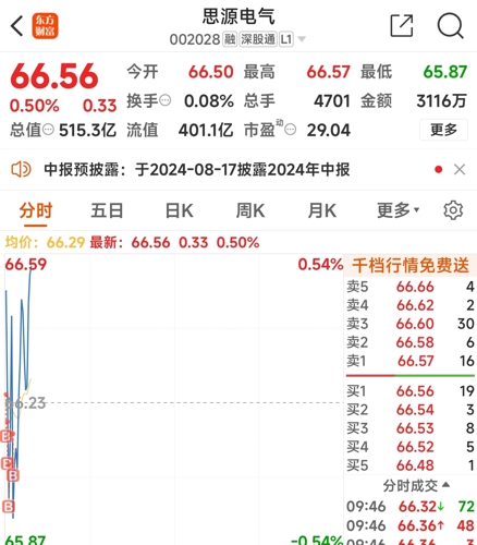 思源電氣股票最新動態(tài)全面解析